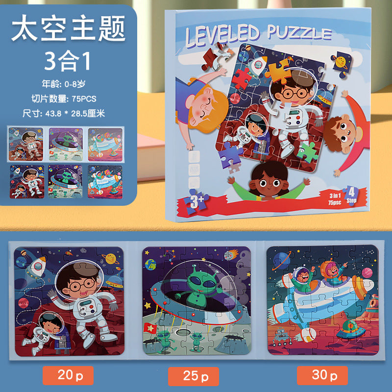 Puzzle Magnético Educativo para Crianças dos 3 aos 10 Anos — Vários Temas
