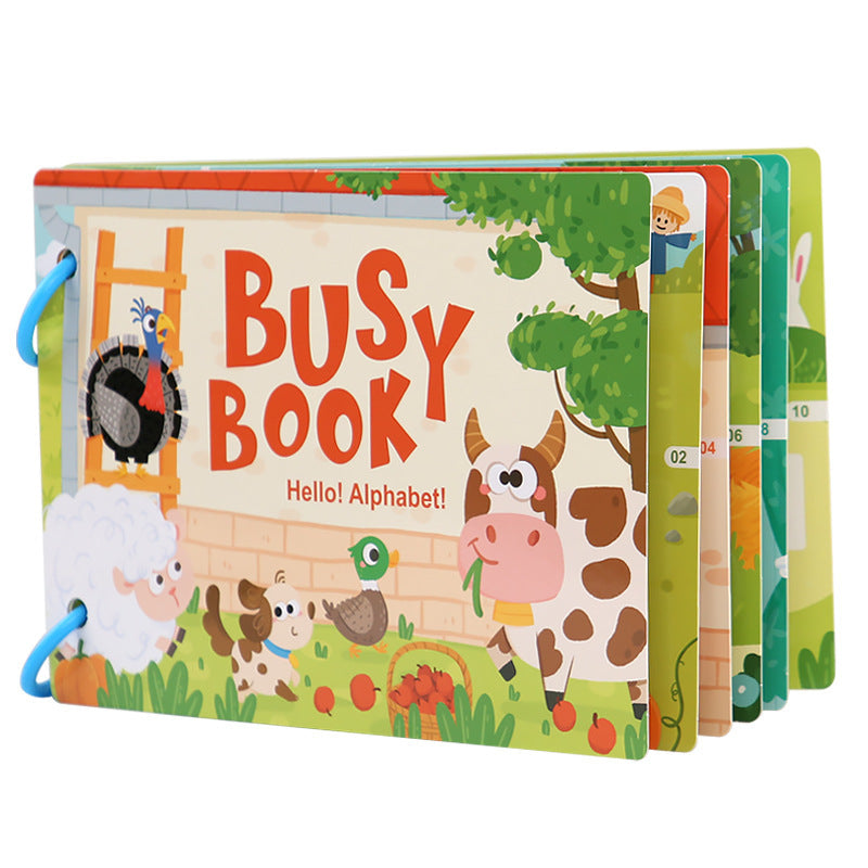Reusable Educational Sticker Book for Children Aged 4-6