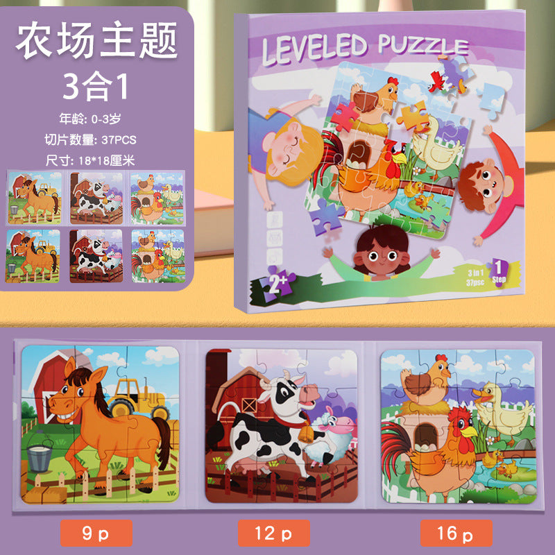 Puzzle Magnético Educativo para Crianças dos 3 aos 10 Anos — Vários Temas