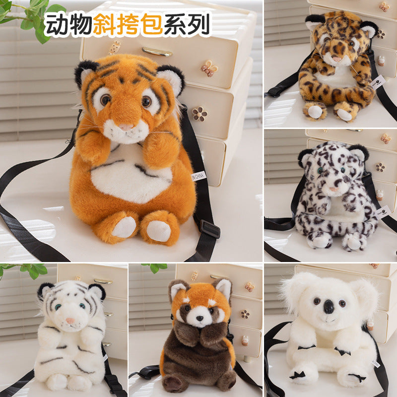 Mochila de Pelúcia em Forma de Animal