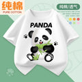 Cotton Panda T-shirt for Families — Matching Look for Parents and Children