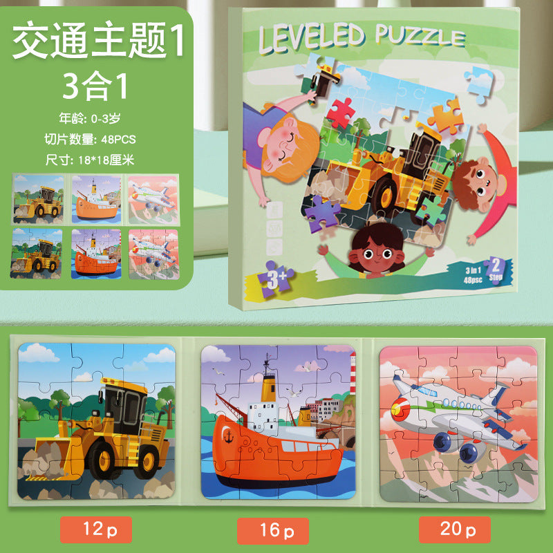Puzzle Magnético Educativo para Crianças dos 3 aos 10 Anos — Vários Temas