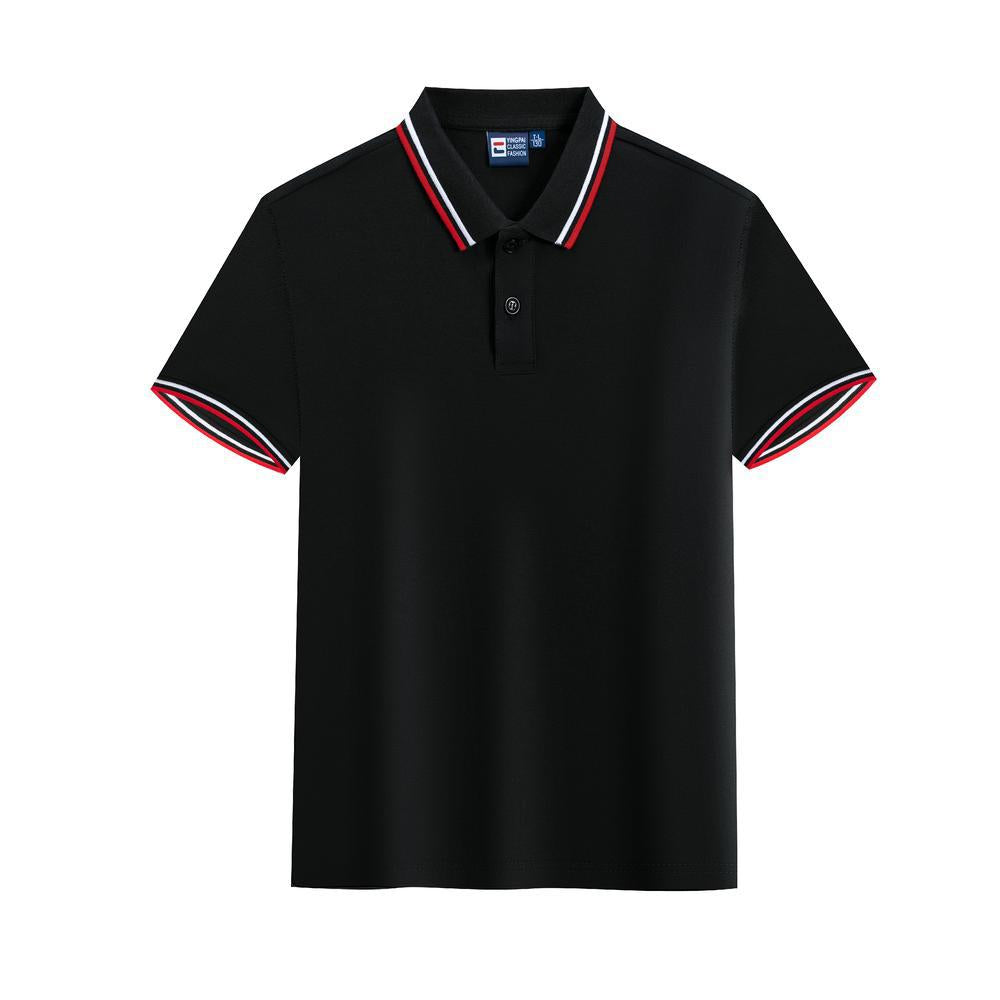 Polo de Algodão para Família — Manga Curta com Bordado Personalizado