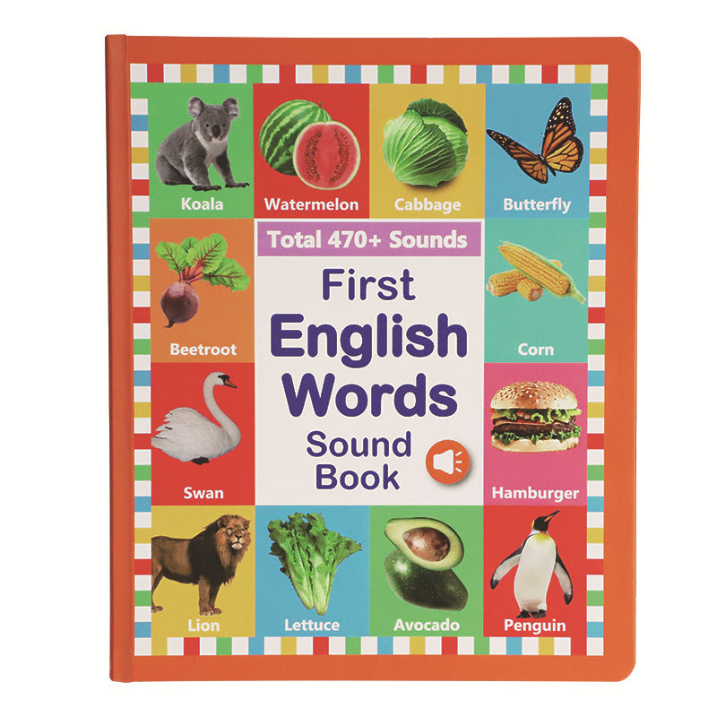 Livro Sonoro de Inglês para Crianças — Aprendizagem Interativa com Áudio