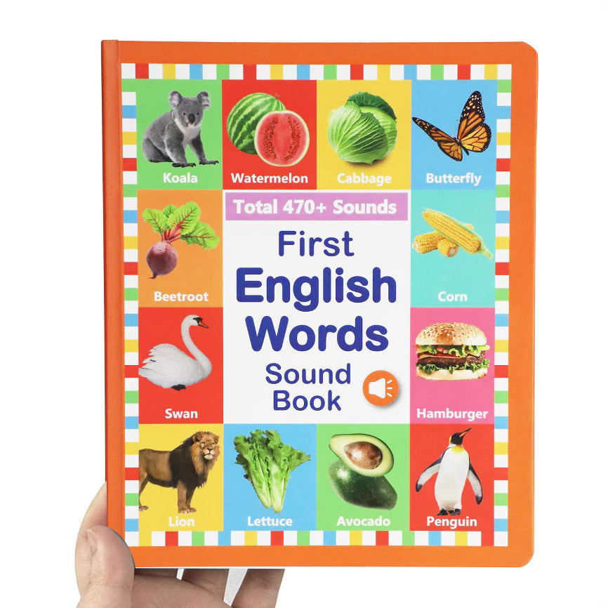 Livro Sonoro de Inglês para Crianças — Aprendizagem Interativa com Áudio