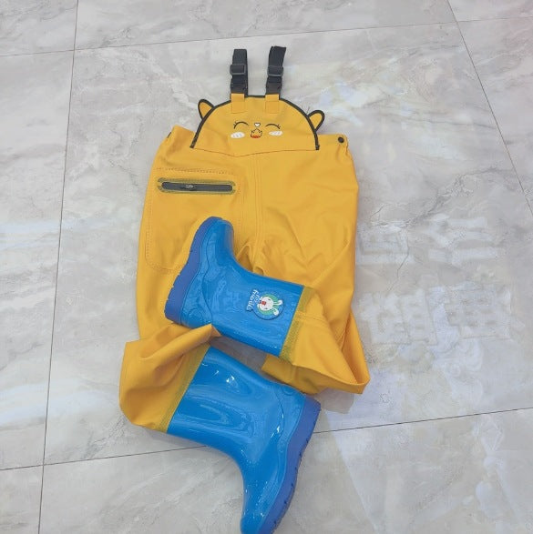 fato-macaco impermeável infantil