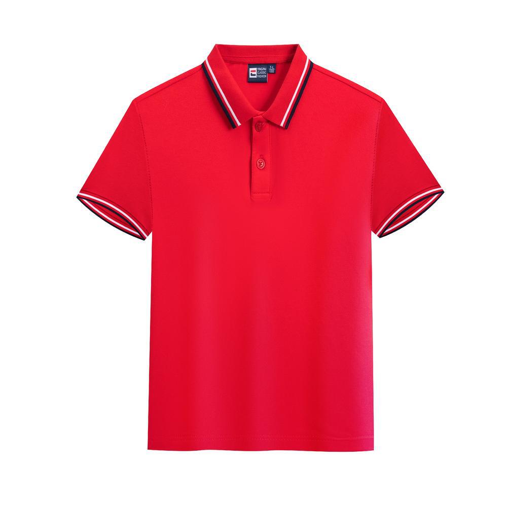 Polo de Algodão para Família — Manga Curta com Bordado Personalizado