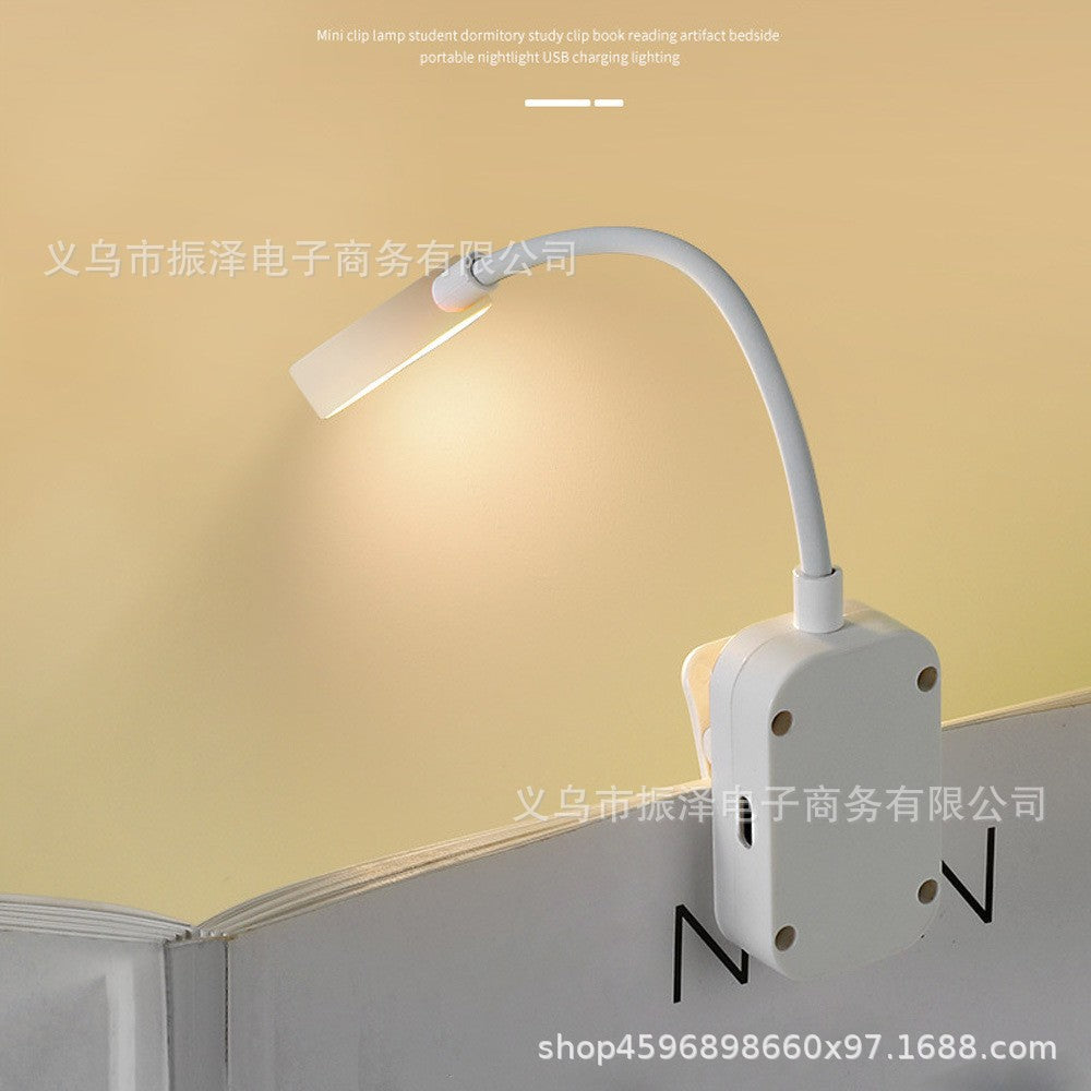 Candeeiro de Leitura para Criança — Luz LED Portátil com Mola