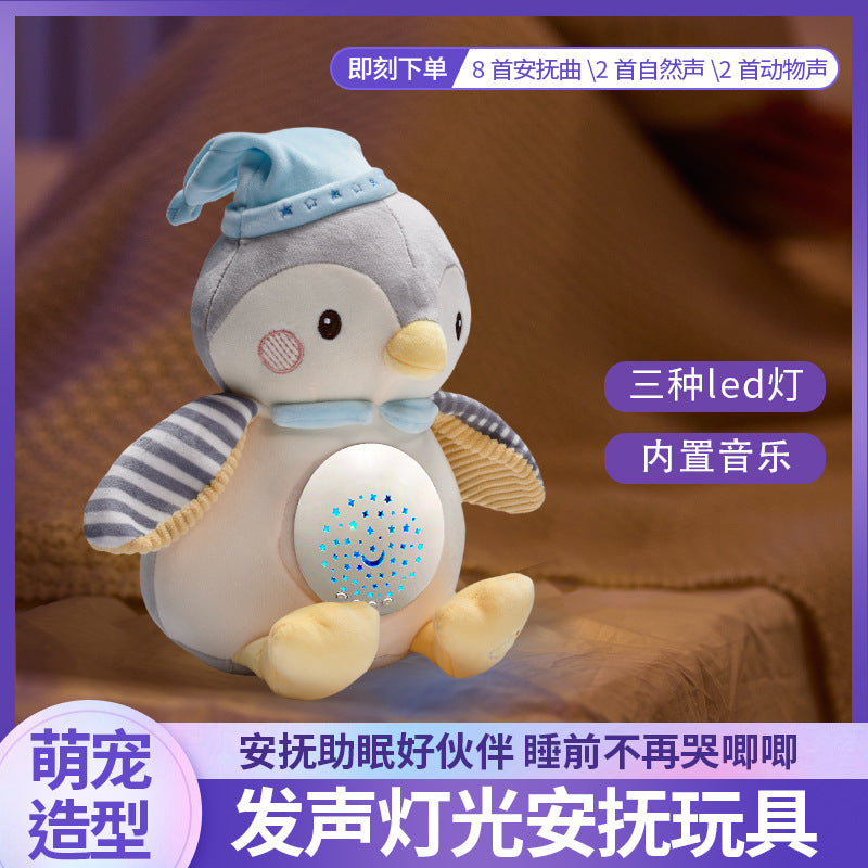 Boneco de Conforto Musical com Som e Luz para Bebé (0-3 anos)