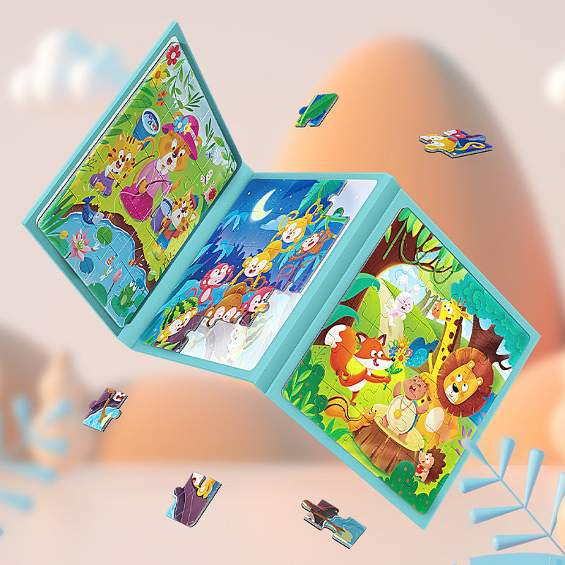 Puzzle Magnético Educativo para Crianças dos 3 aos 10 Anos — Vários Temas