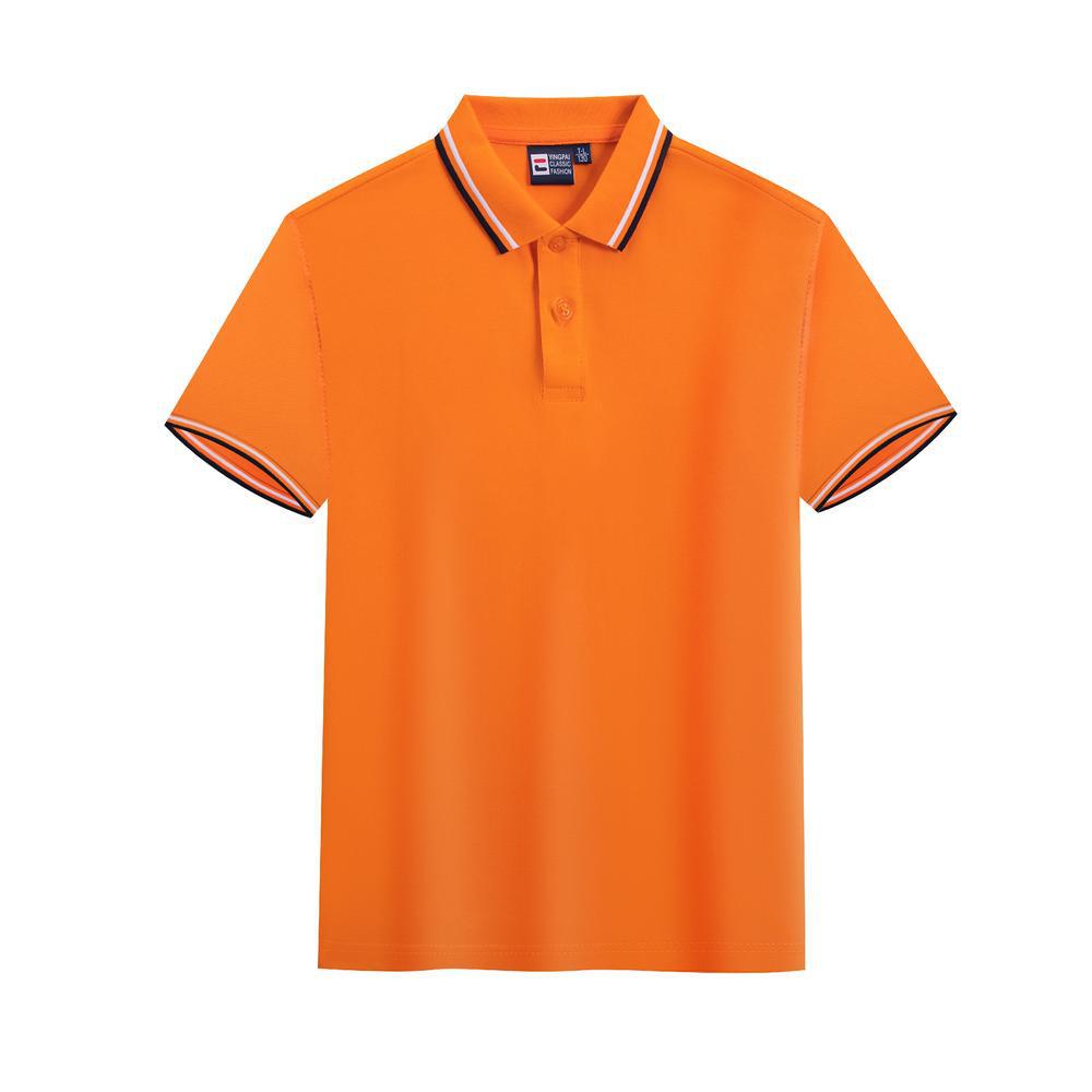 Polo de Algodão para Família — Manga Curta com Bordado Personalizado