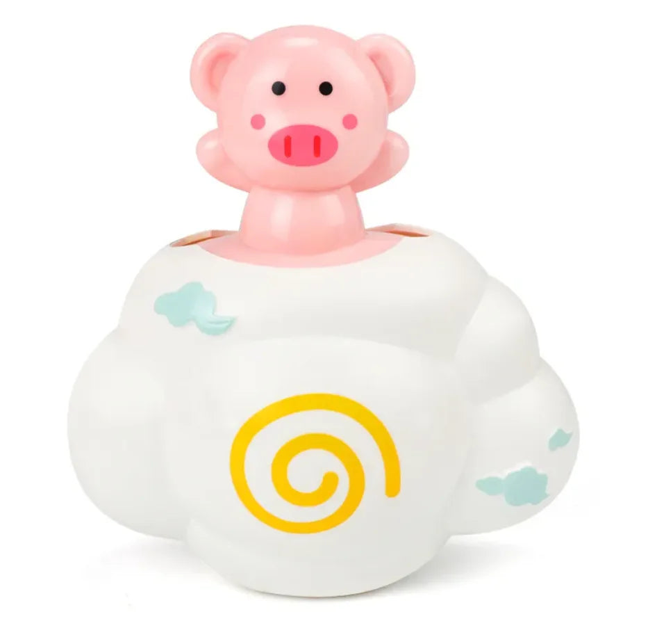Brinquedo de Banho Nuvem com Spray de Água para Bebé — Hora do Banho Divertida!